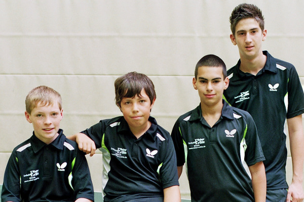  Jungen II :  von links: Fabian Ziegler, Jonathan Beck, Dennis Berenstein, Muhammed Ali Yildirim 